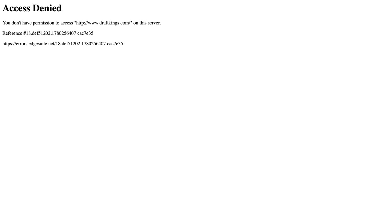 draftkings screenshot