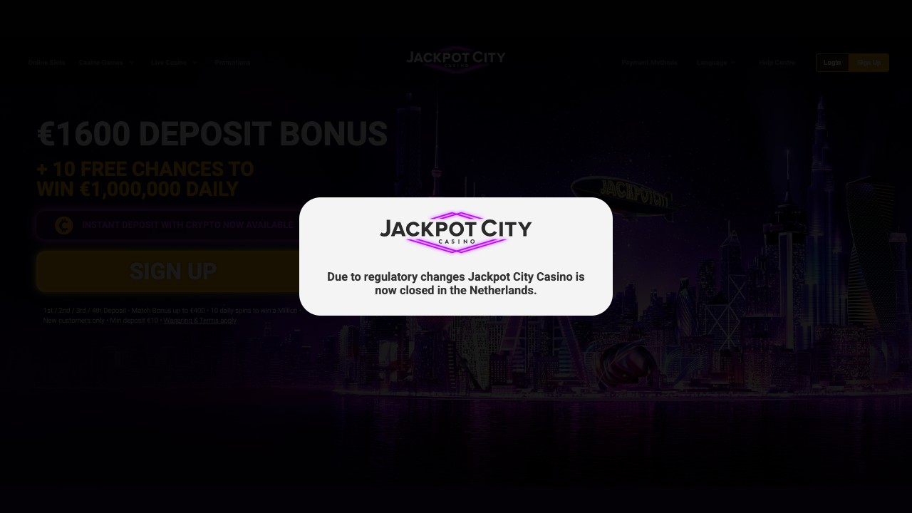 jackpotcity screenshot
